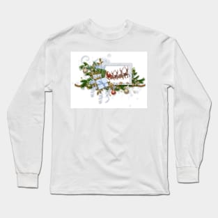 Santa With Gifts Long Sleeve T-Shirt